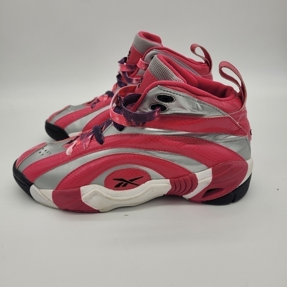 Reebok Shaqnosis OG Retro Basketball Shoes Size 7 Mens 8.5 Womens Pink - Picture 1 of 9
